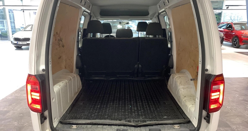 Volkswagen Caddy cena 83900 przebieg: 102914, rok produkcji 2018 z Warszawa małe 232